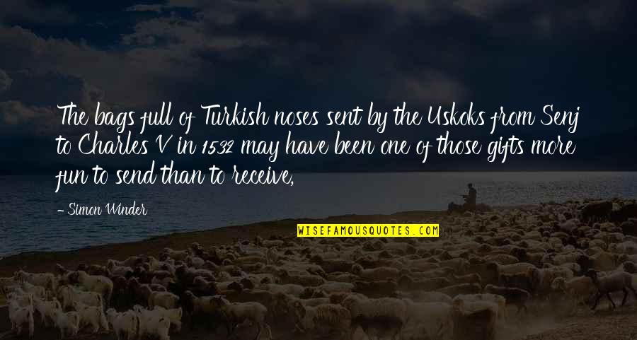 Avares M Quotes By Simon Winder: The bags full of Turkish noses sent by Avares M Quotes By Simon Winder: The bags full of Turkish noses sent by