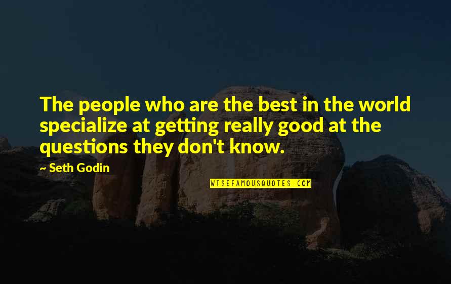 Avenged Sevenfold Meaningful Quotes By Seth Godin: The people who are the best in the
