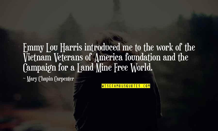 Averroes Philosophy Quotes By Mary Chapin Carpenter: Emmy Lou Harris introduced me to the work