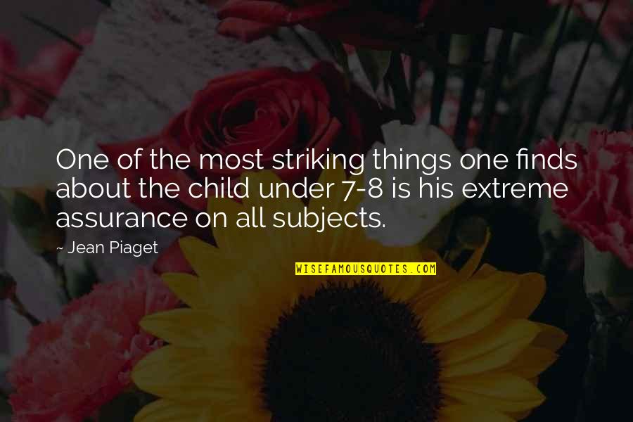 Avilir Quotes By Jean Piaget: One of the most striking things one finds Avilir Quotes By Jean Piaget: One of the most striking things one finds