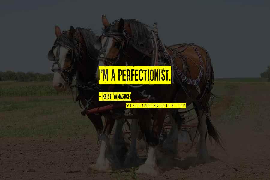 Avsenik Slovenija Quotes By Kristi Yamaguchi: I'm a perfectionist.