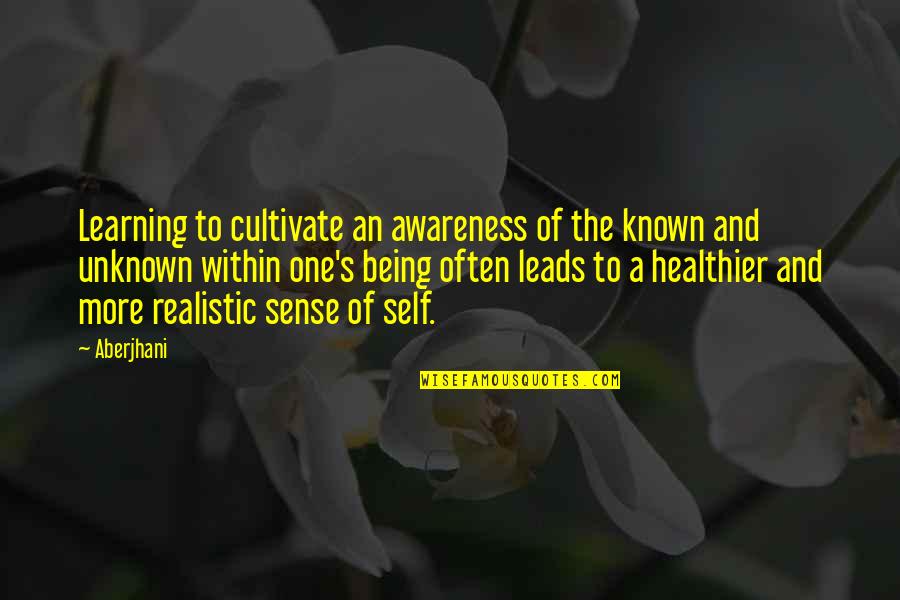 Awareness's Quotes By Aberjhani: Learning to cultivate an awareness of the known