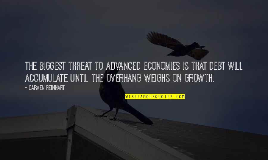 Away Bati Man Tayo Quotes By Carmen Reinhart: The biggest threat to advanced economies is that Away Bati Man Tayo Quotes By Carmen Reinhart: The biggest threat to advanced economies is that