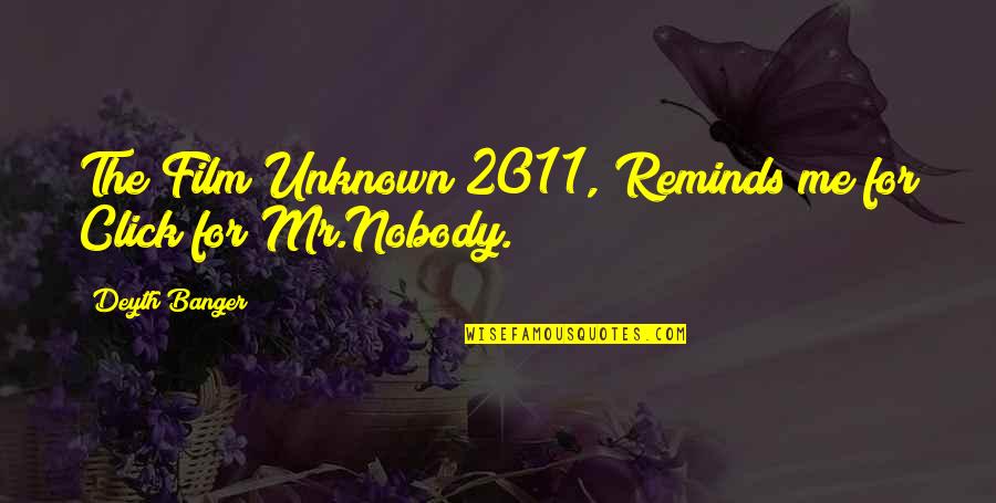 Awesome Cool Quotes By Deyth Banger: The Film Unknown 2011, Reminds me for Click Awesome Cool Quotes By Deyth Banger: The Film Unknown 2011, Reminds me for Click
