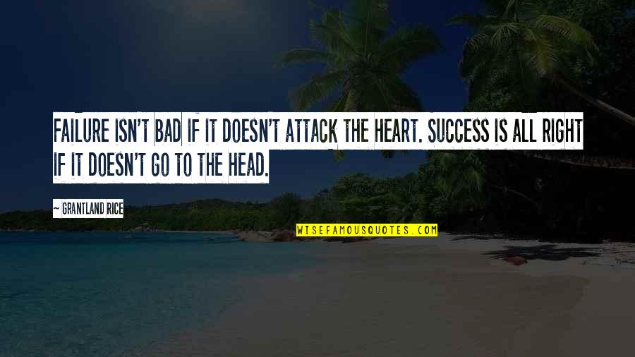 Awnser Quotes By Grantland Rice: Failure isn't bad if it doesn't attack the Awnser Quotes By Grantland Rice: Failure isn't bad if it doesn't attack the