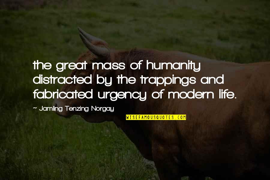 Ayrlington Quotes By Jamling Tenzing Norgay: the great mass of humanity distracted by the