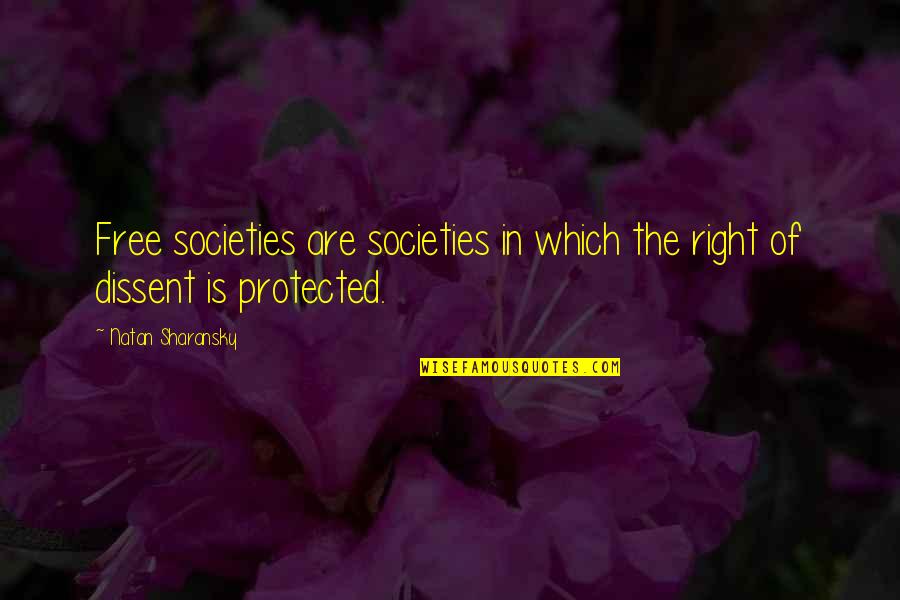 Ayscue Construction Quotes By Natan Sharansky: Free societies are societies in which the right Ayscue Construction Quotes By Natan Sharansky: Free societies are societies in which the right