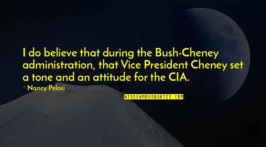 Azarovs Resting Quotes By Nancy Pelosi: I do believe that during the Bush-Cheney administration,
