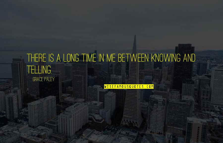 Azdahak Quotes By Grace Paley: There is a long time in me between Azdahak Quotes By Grace Paley: There is a long time in me between