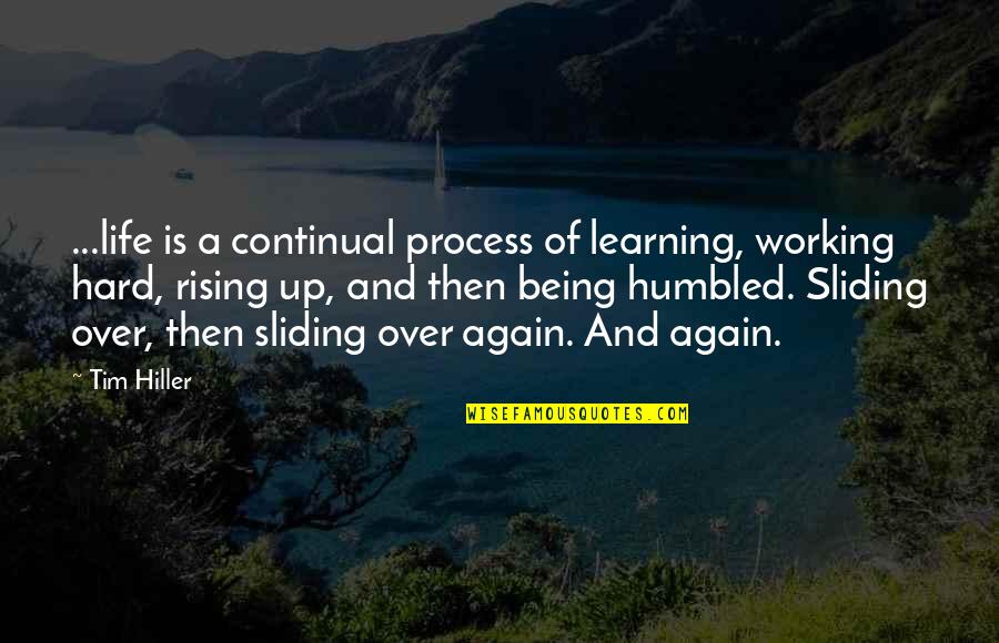 Azteca 7 Quotes By Tim Hiller: ...life is a continual process of learning, working Azteca 7 Quotes By Tim Hiller: ...life is a continual process of learning, working