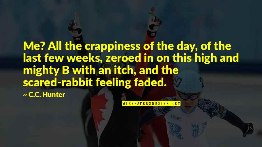 B Rabbit Quotes By C.C. Hunter: Me? All the crappiness of the day, of