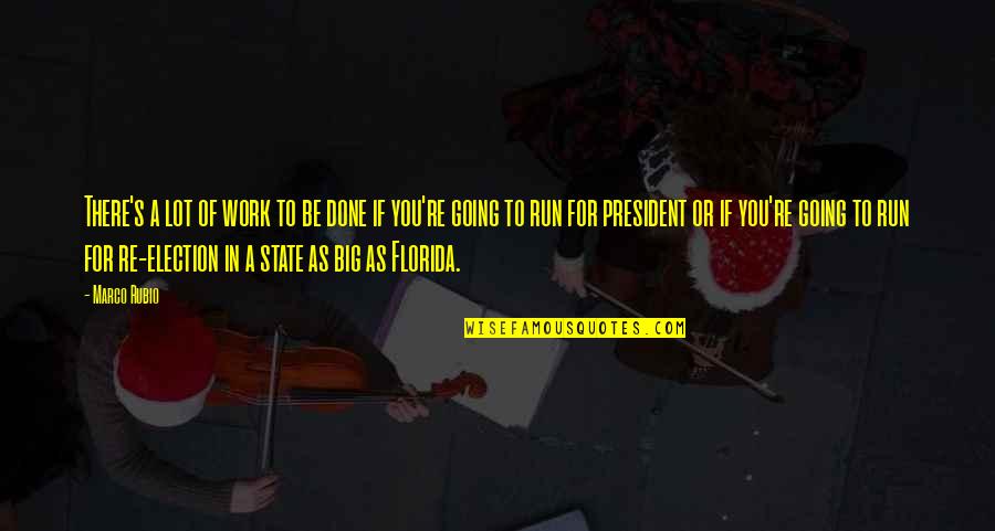 B1rs25 Quotes By Marco Rubio: There's a lot of work to be done
