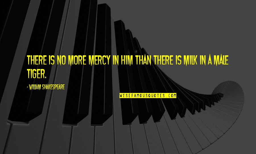 Babaeng Pilipina Quotes By William Shakespeare: There is no more mercy in him than Babaeng Pilipina Quotes By William Shakespeare: There is no more mercy in him than