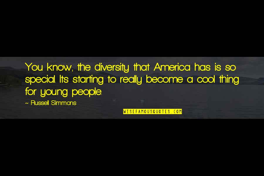 Babies Walking Quotes By Russell Simmons: You know, the diversity that America has is