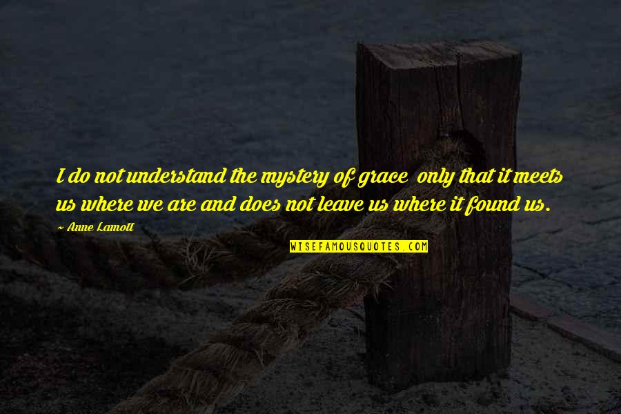Babiniotis Quotes By Anne Lamott: I do not understand the mystery of grace Babiniotis Quotes By Anne Lamott: I do not understand the mystery of grace