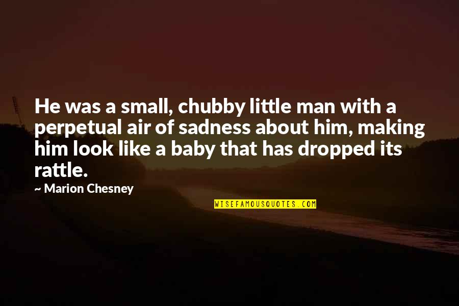 Baby Description Quotes By Marion Chesney: He was a small, chubby little man with