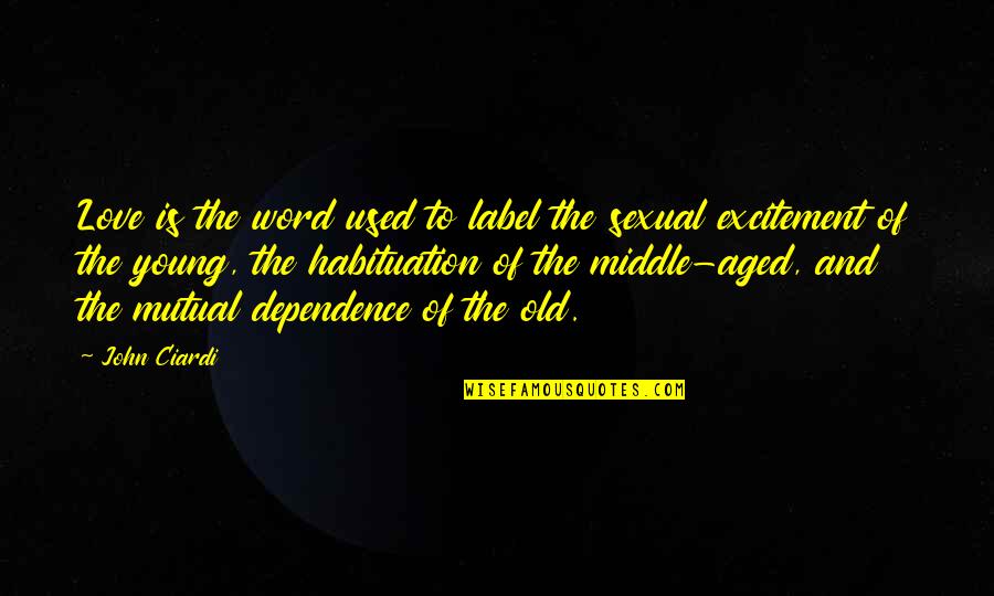 Bachettis Catering Quotes By John Ciardi: Love is the word used to label the Bachettis Catering Quotes By John Ciardi: Love is the word used to label the