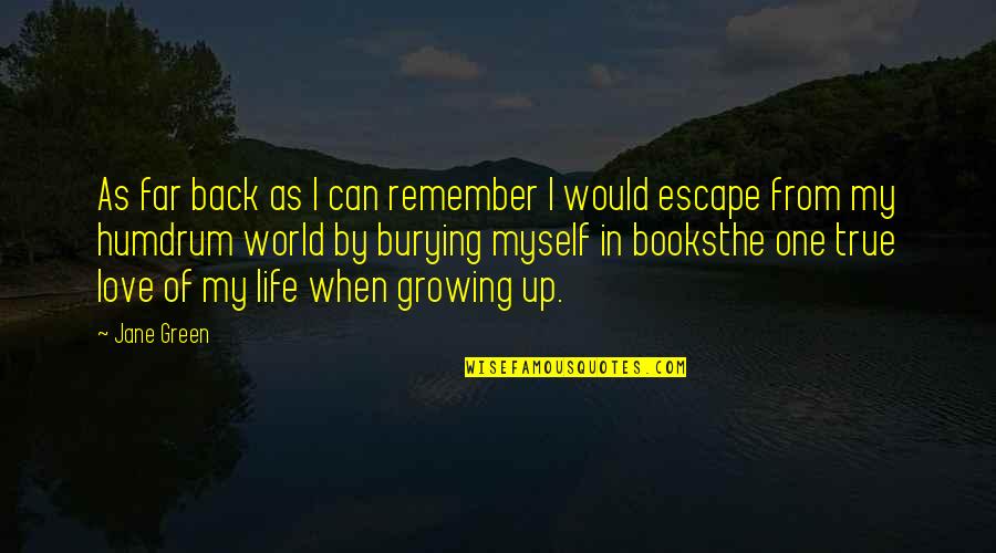 Back In My World Quotes By Jane Green: As far back as I can remember I Back In My World Quotes By Jane Green: As far back as I can remember I