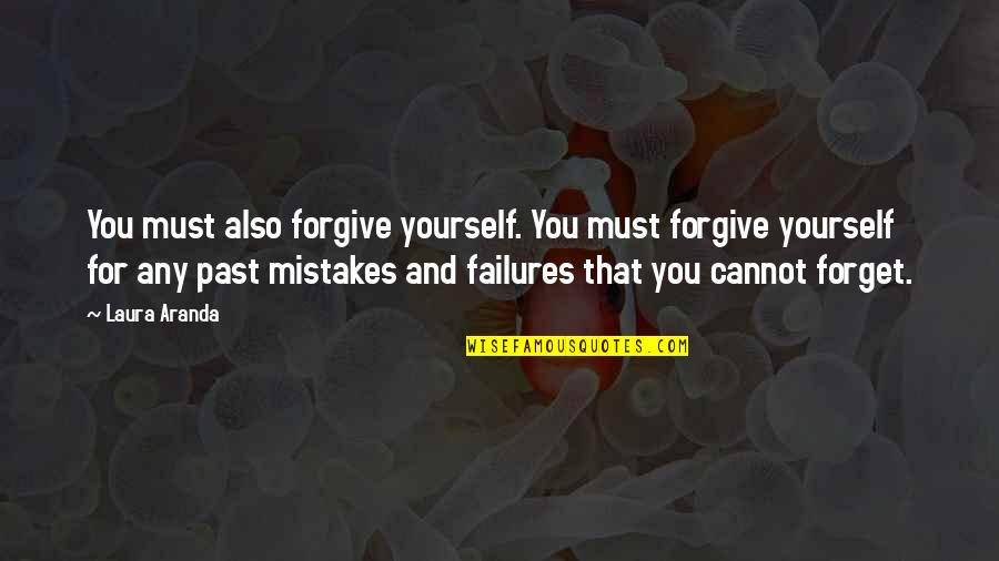 Back Yourself Quotes By Laura Aranda: You must also forgive yourself. You must forgive