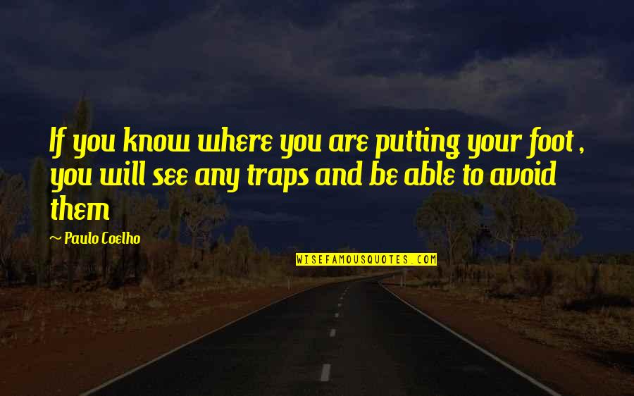 Backdrops Beautiful Quotes By Paulo Coelho: If you know where you are putting your