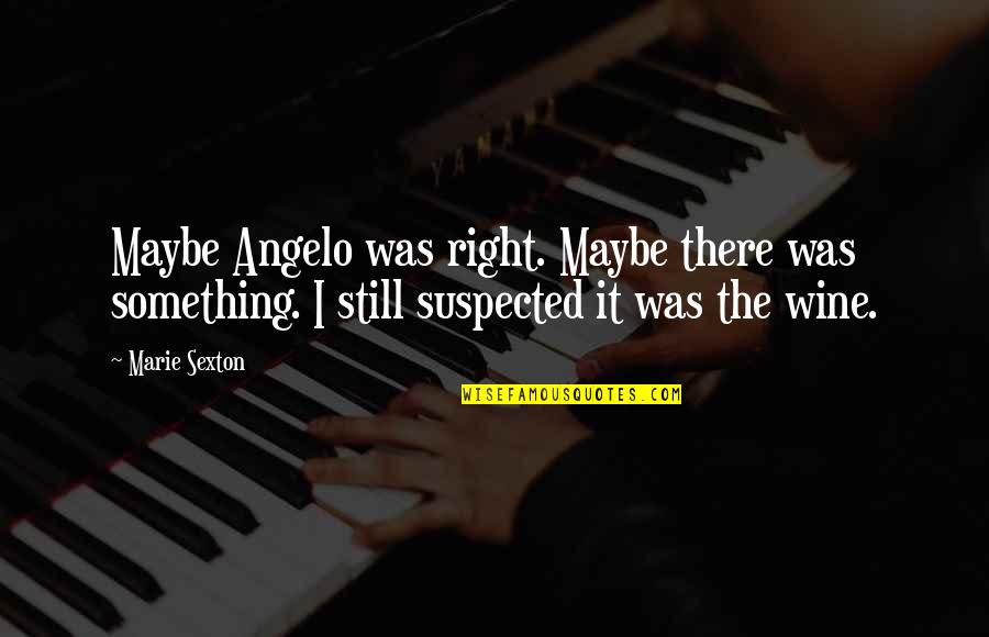 Backpack Travel Quotes By Marie Sexton: Maybe Angelo was right. Maybe there was something. Backpack Travel Quotes By Marie Sexton: Maybe Angelo was right. Maybe there was something.