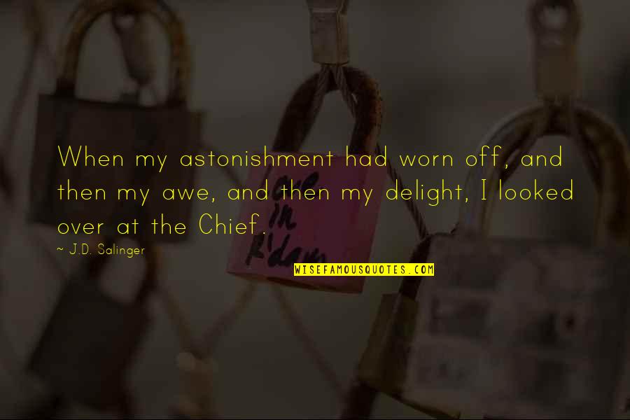 Backslash Inside Double Quotes By J.D. Salinger: When my astonishment had worn off, and then