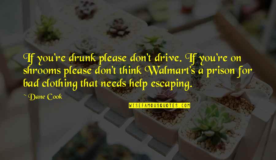 Bad For You Quotes By Dane Cook: If you're drunk please don't drive. If you're