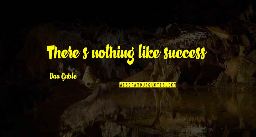 Bad Guy Attitude Quotes By Dan Gable: There's nothing like success.