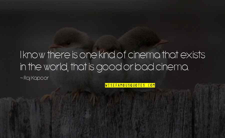Bad In The World Quotes By Raj Kapoor: I know there is one kind of cinema