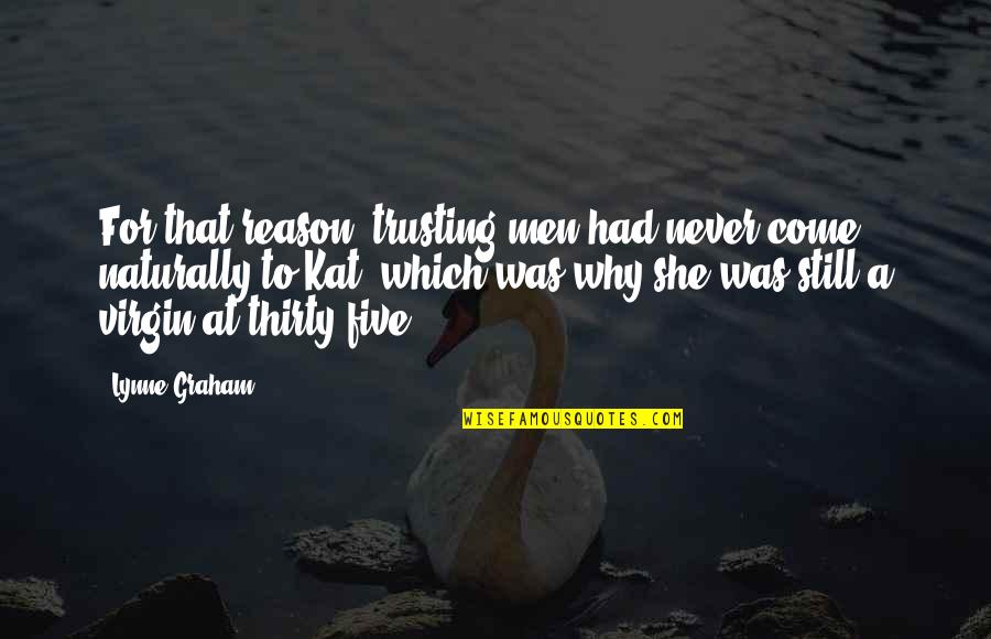 Bad Name Calling Quotes By Lynne Graham: For that reason, trusting men had never come