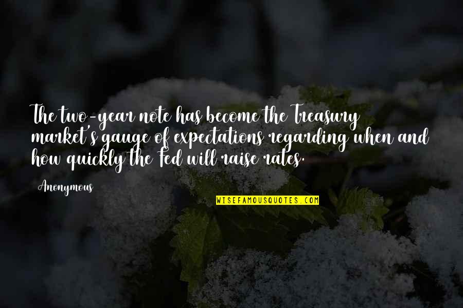 Badass Necromancer Quotes By Anonymous: The two-year note has become the Treasury market's