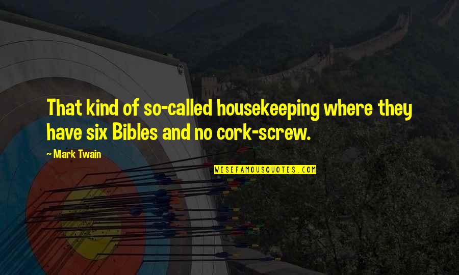 Badeea Name Quotes By Mark Twain: That kind of so-called housekeeping where they have