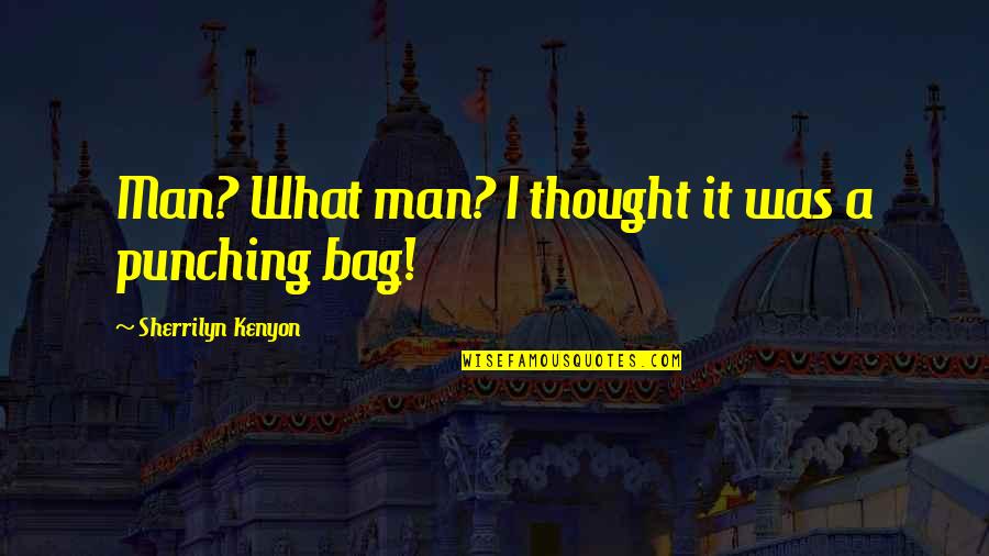Bag'a Quotes By Sherrilyn Kenyon: Man? What man? I thought it was a