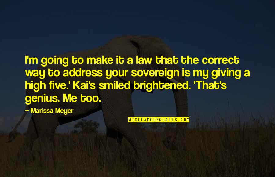 Bagneski Quotes By Marissa Meyer: I'm going to make it a law that Bagneski Quotes By Marissa Meyer: I'm going to make it a law that