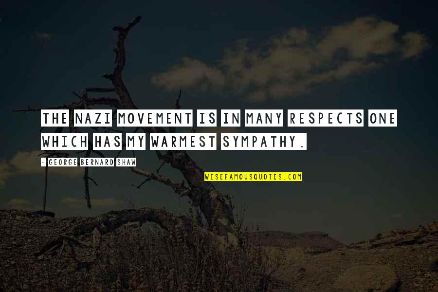 Bahaneler Siir Quotes By George Bernard Shaw: The Nazi movement is in many respects one