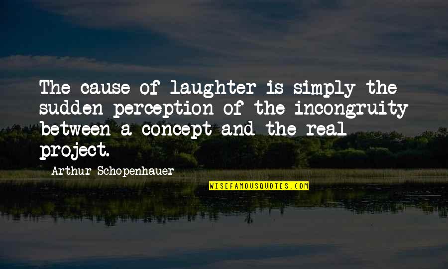 Bailey Flanigan Quotes By Arthur Schopenhauer: The cause of laughter is simply the sudden