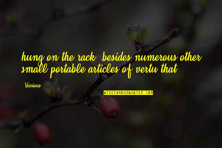 Baisidirect Quotes By Various: hung on the rack, besides numerous other small