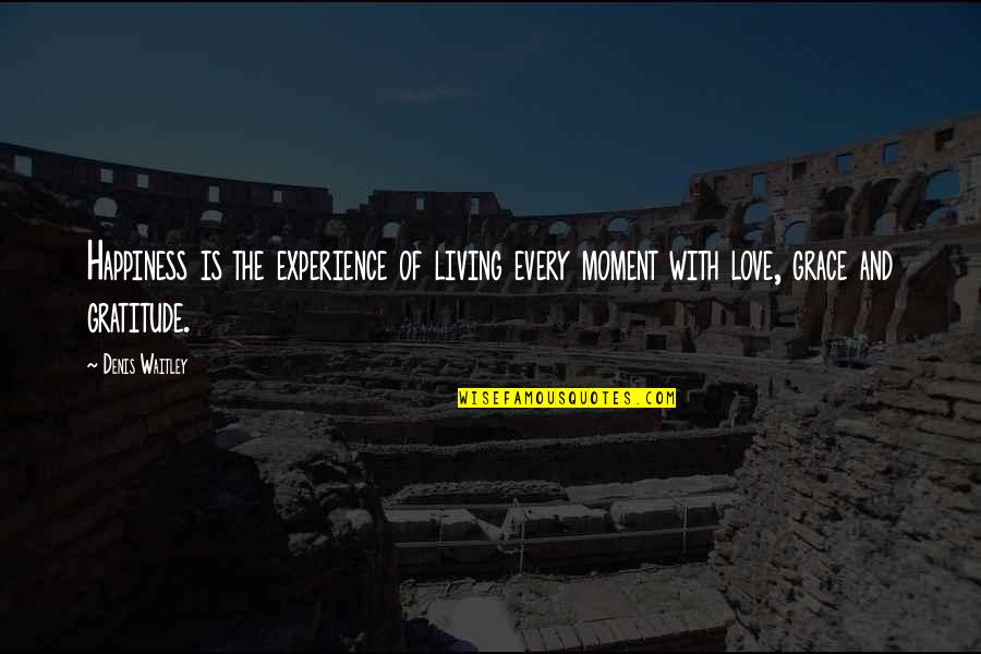 Bakhtyar Talash Quotes By Denis Waitley: Happiness is the experience of living every moment