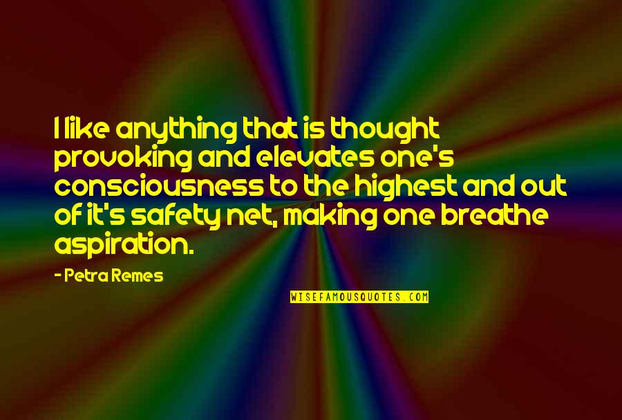Baktanian Quotes By Petra Remes: I like anything that is thought provoking and Baktanian Quotes By Petra Remes: I like anything that is thought provoking and