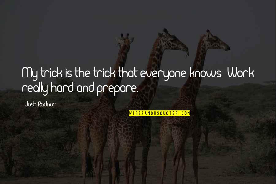Balanis Pdf Quotes By Josh Radnor: My trick is the trick that everyone knows: