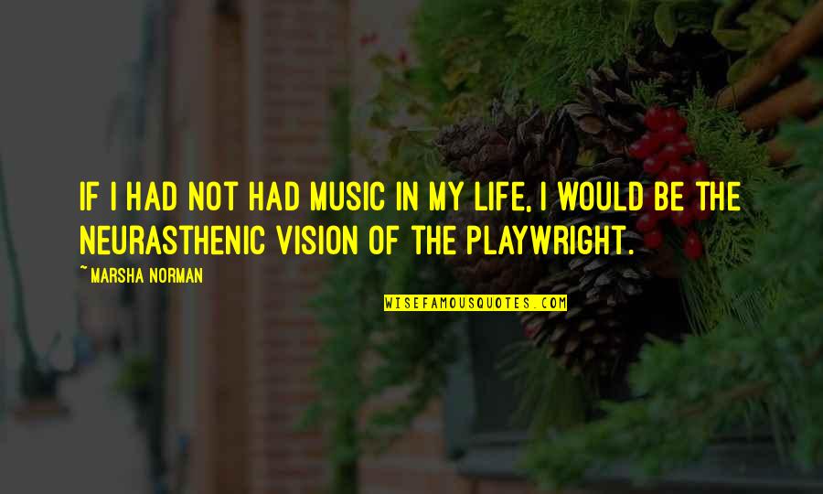 Balaypro Quotes By Marsha Norman: If I had not had music in my Balaypro Quotes By Marsha Norman: If I had not had music in my