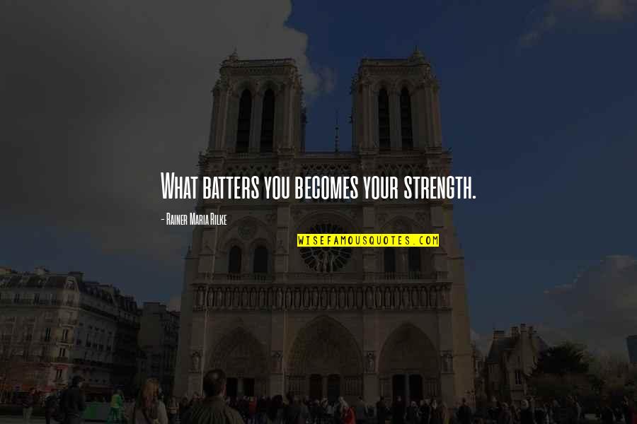 Bald Eagle Inspirational Quotes By Rainer Maria Rilke: What batters you becomes your strength. Bald Eagle Inspirational Quotes By Rainer Maria Rilke: What batters you becomes your strength.