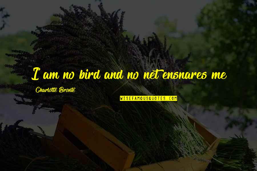 Balderrama Acordes Quotes By Charlotte Bronte: I am no bird and no net ensnares Balderrama Acordes Quotes By Charlotte Bronte: I am no bird and no net ensnares