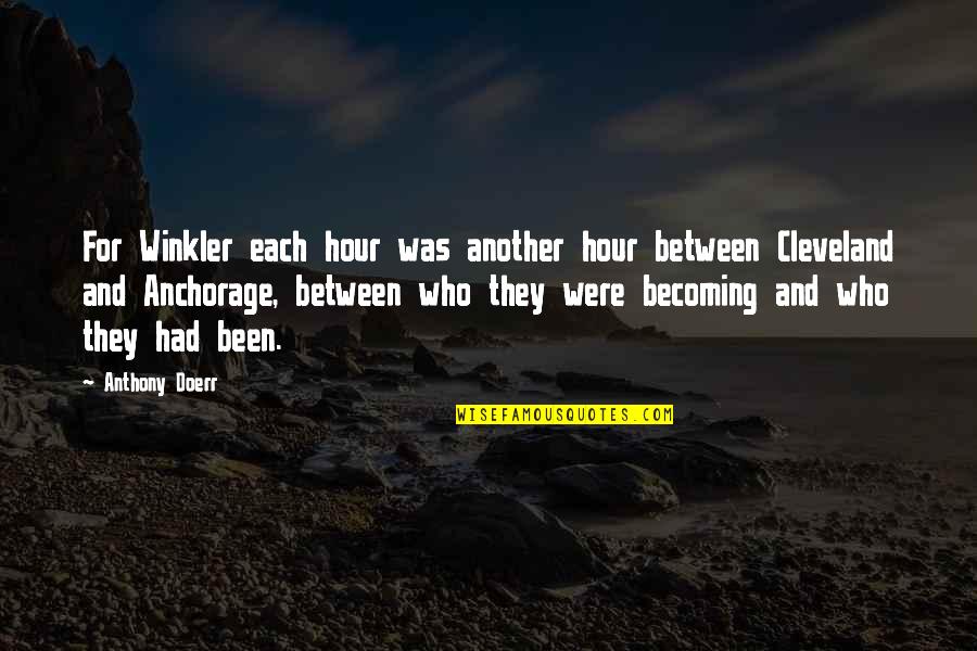 Baldessarini Shoes Quotes By Anthony Doerr: For Winkler each hour was another hour between Baldessarini Shoes Quotes By Anthony Doerr: For Winkler each hour was another hour between