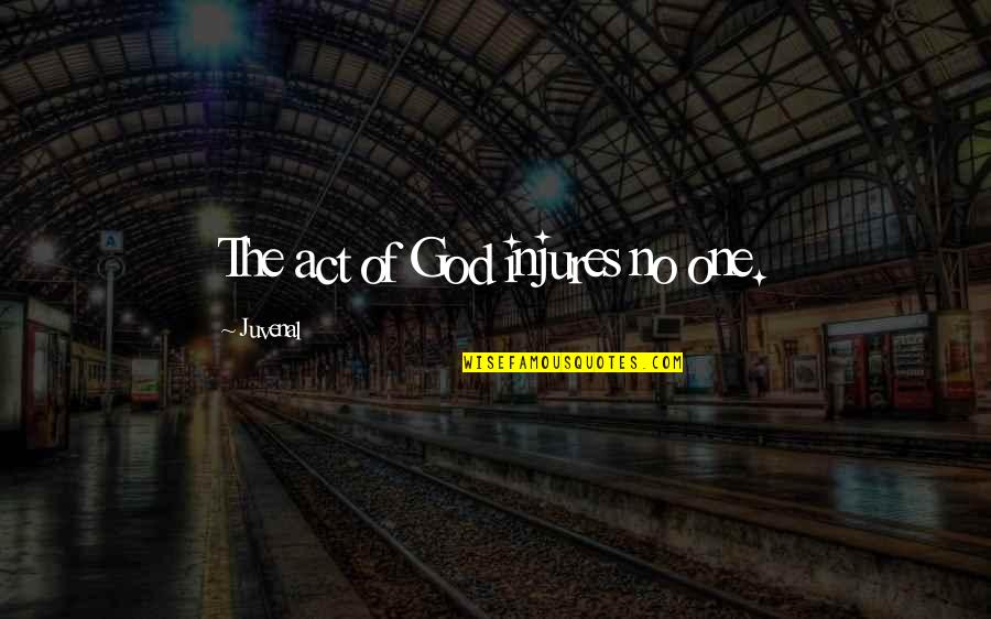 Balin Ka Macka Prodaja Quotes By Juvenal: The act of God injures no one.