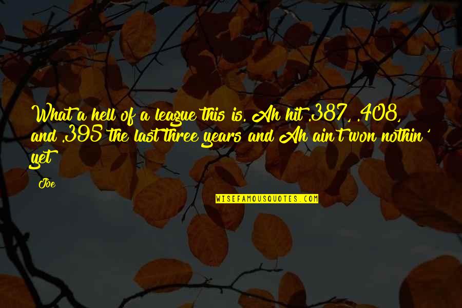Baljit Kaur Quotes By Joe: What a hell of a league this is. Baljit Kaur Quotes By Joe: What a hell of a league this is.