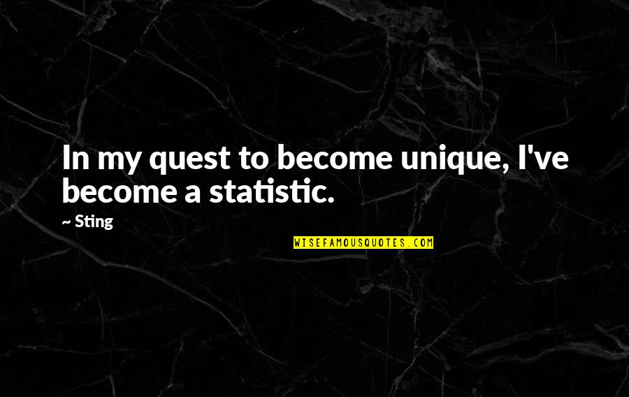 Ballarino Corp Quotes By Sting: In my quest to become unique, I've become