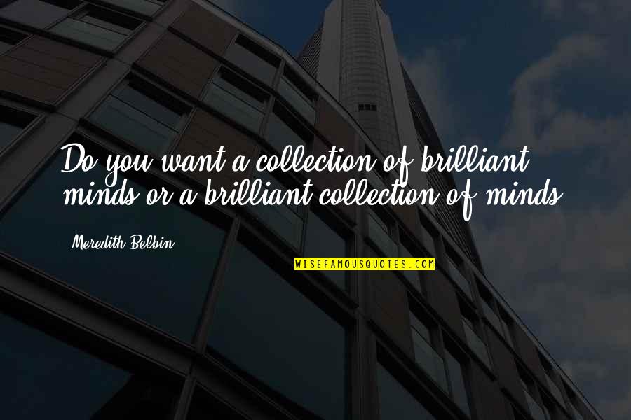 Ballplayers Linares Quotes By Meredith Belbin: Do you want a collection of brilliant minds