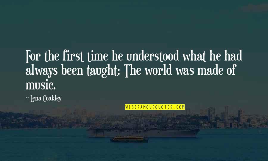 Balyam Malayalam Quotes By Lena Coakley: For the first time he understood what he