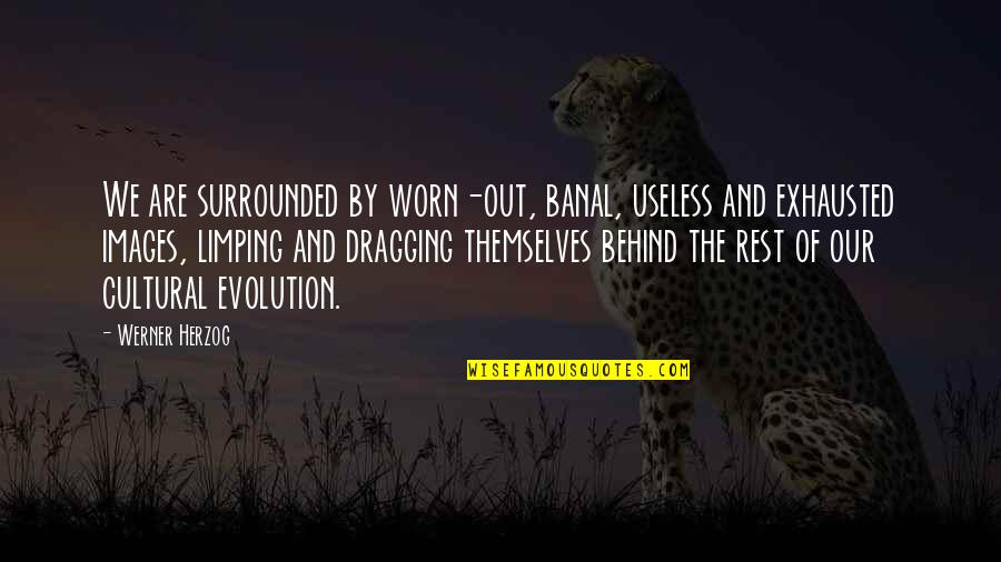 Banal Quotes By Werner Herzog: We are surrounded by worn-out, banal, useless and Banal Quotes By Werner Herzog: We are surrounded by worn-out, banal, useless and